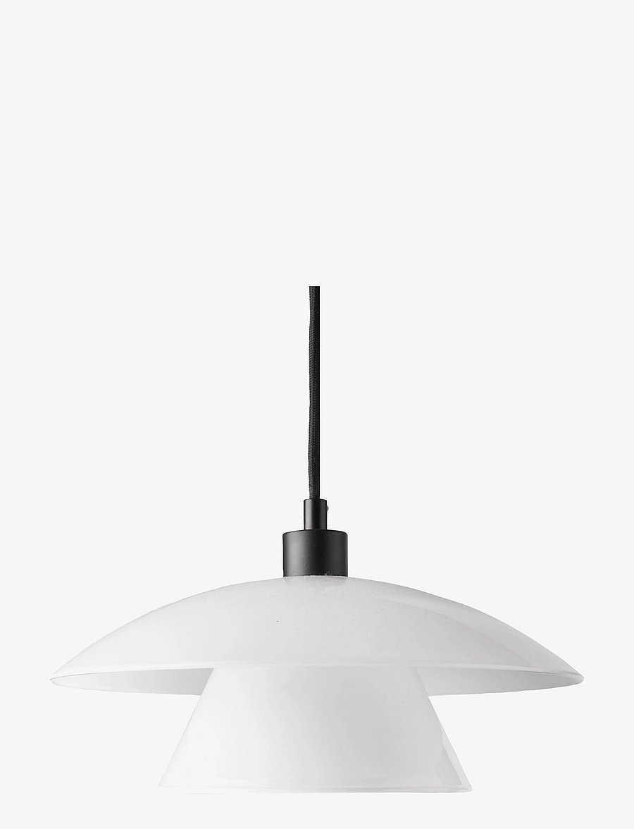 Dyberg Larsen - Norup Pendant Lamp - rippvalgustid - opal / black - 1