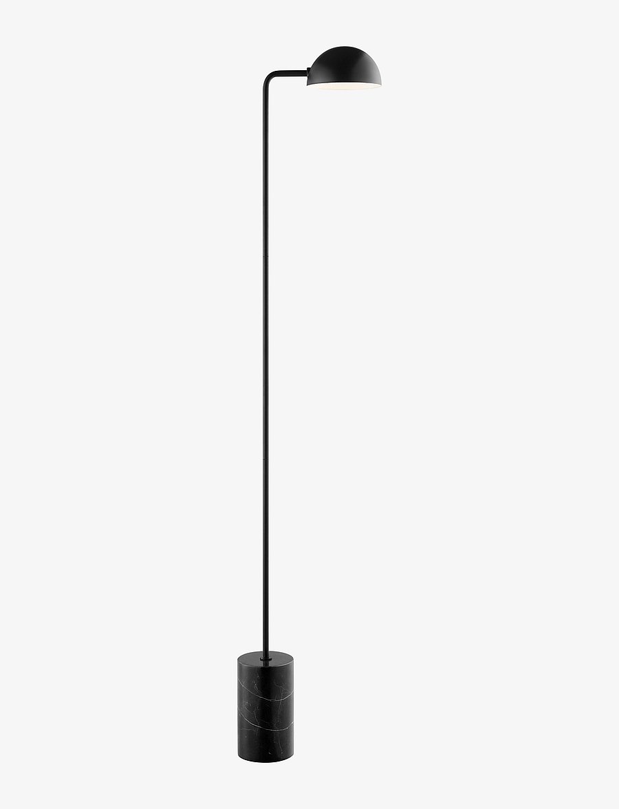 Dyberg Larsen - Marble Floor Lamp - stehlampen - black - 1