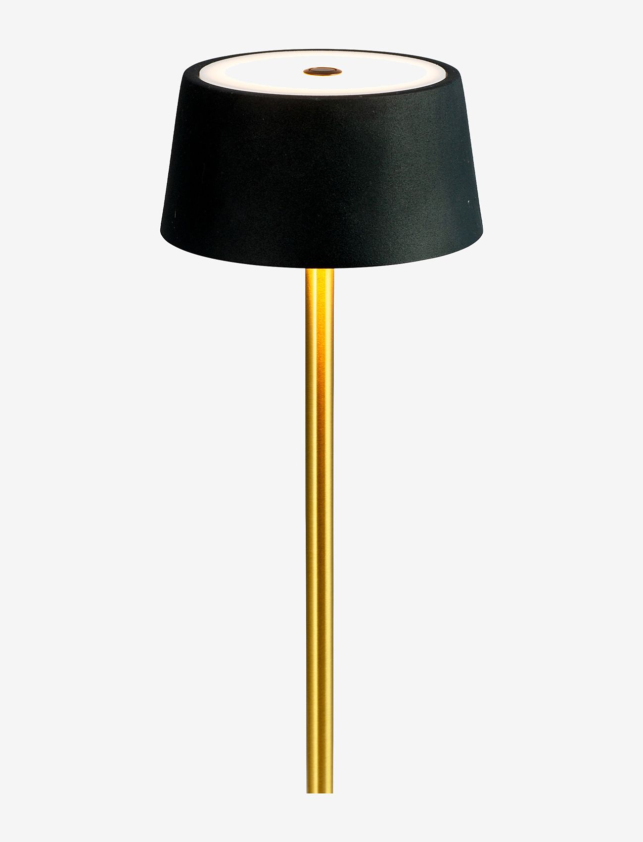 Dyberg Larsen - Yoyo Table lamp Rechargeable LED - trädgårdbelysning - black/ brass - 3