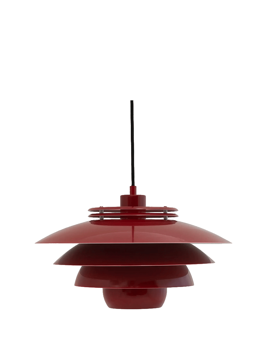 Dyberg Larsen - Ejka dark red pendel - piekaramās lampas - dark red - 1