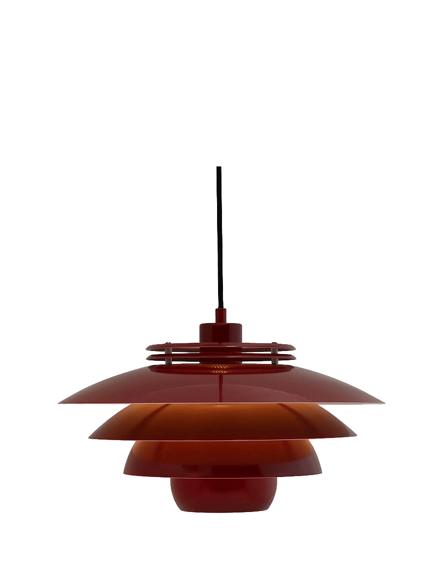 Dyberg Larsen - Ejka dark red pendel - piekaramās lampas - dark red - 2
