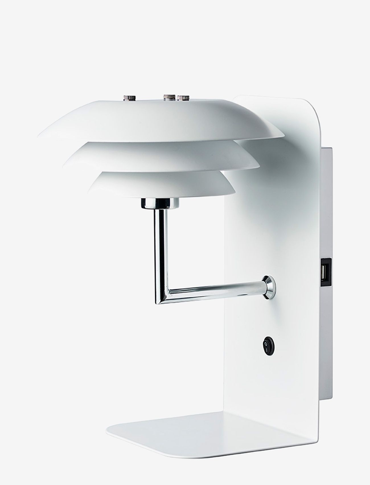 Dyberg Larsen - DL20 USB -hylla Matt vit - köp efter pris - white - 0