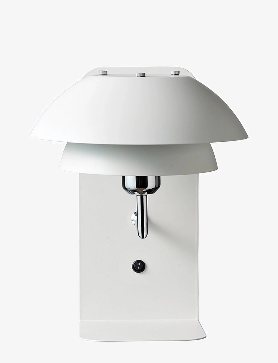 Dyberg Larsen - Parma Wall lamp - wandleuchten - white with chrome - 2