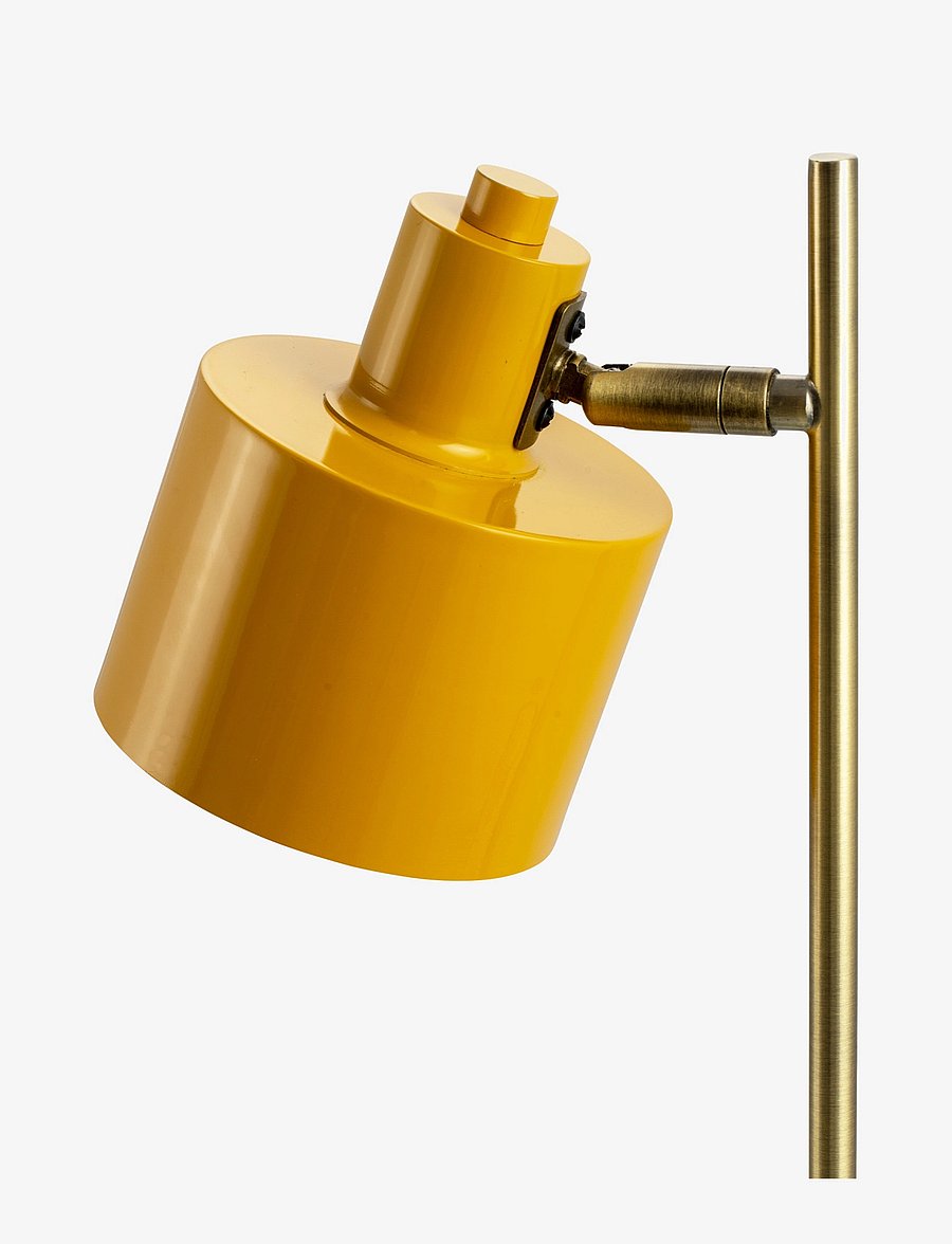 Dyberg Larsen - Ocean Table Lamp Curry/Brass/Turquoise - schreibtisch- & tischlampen - curry/brass/turquoise - 3