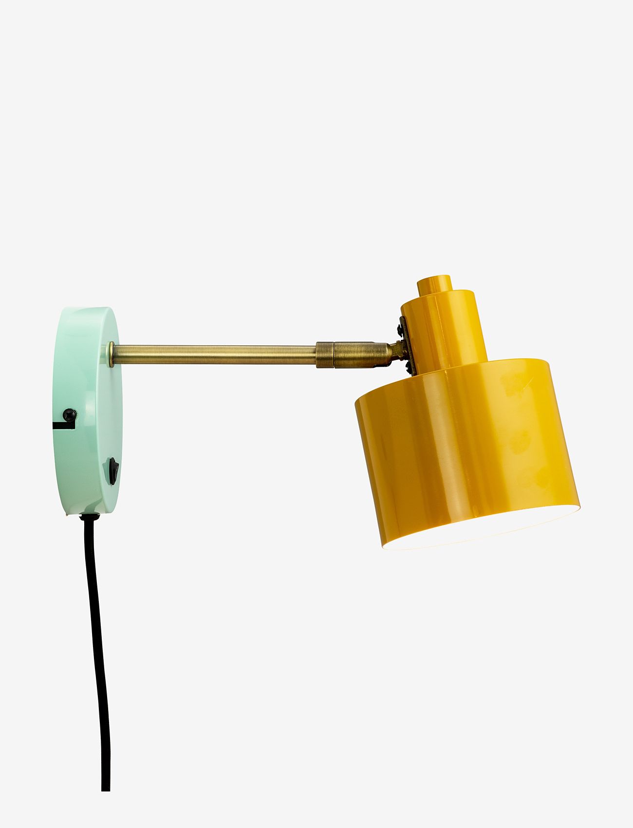 Dyberg Larsen - Ocean karry/ messing/ turkis væglampe - osta hinna alusel - curry/ brass/ turquoise - 1