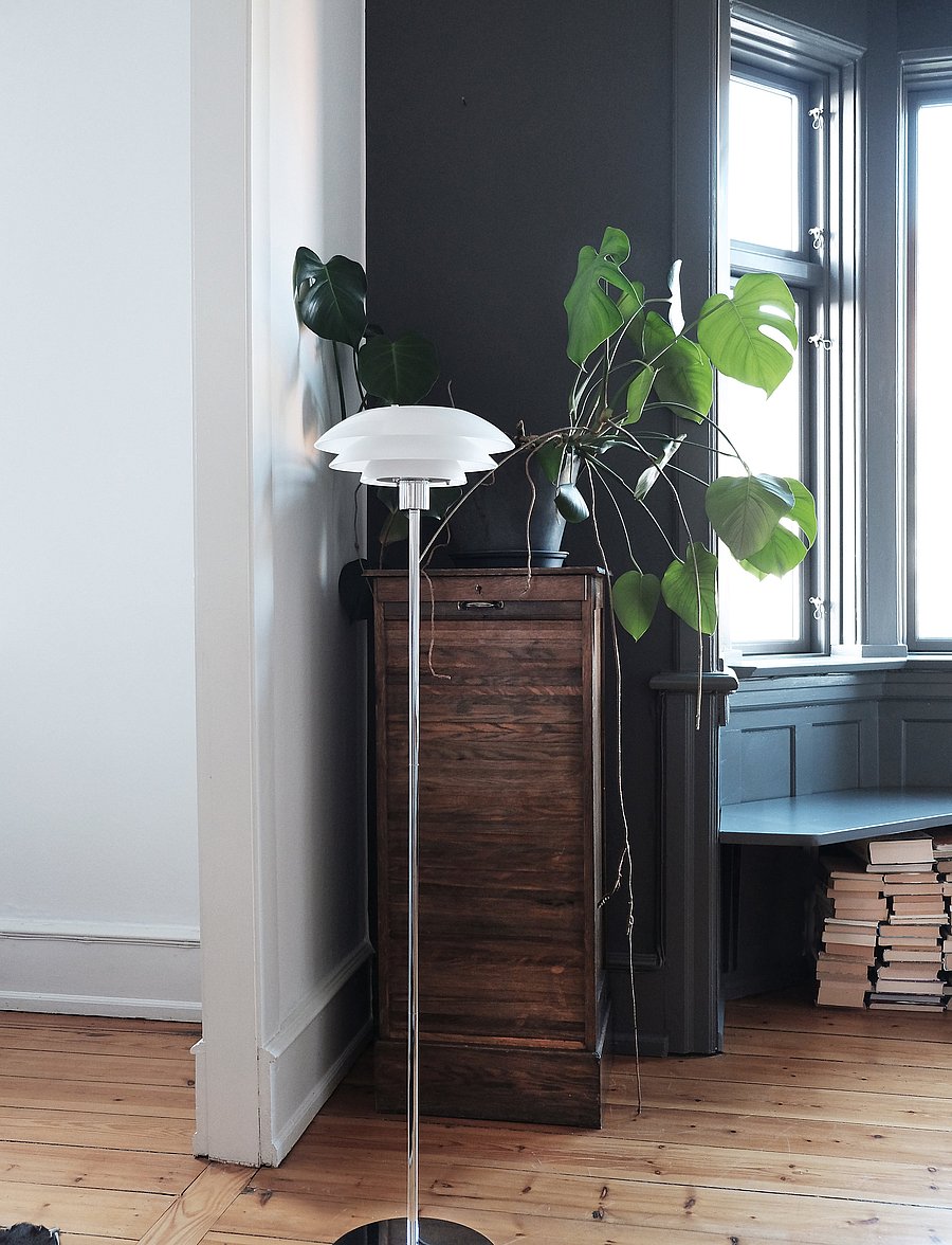 Dyberg Larsen - DL31 Opal Floor Lamp - põrandalambid - white - 2