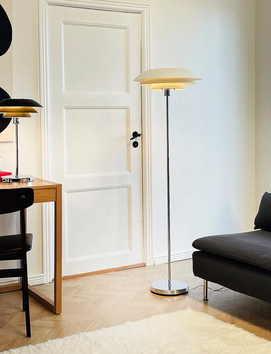 Dyberg Larsen - DL45 Floor Lamp Matt White - stehlampen - white - 2