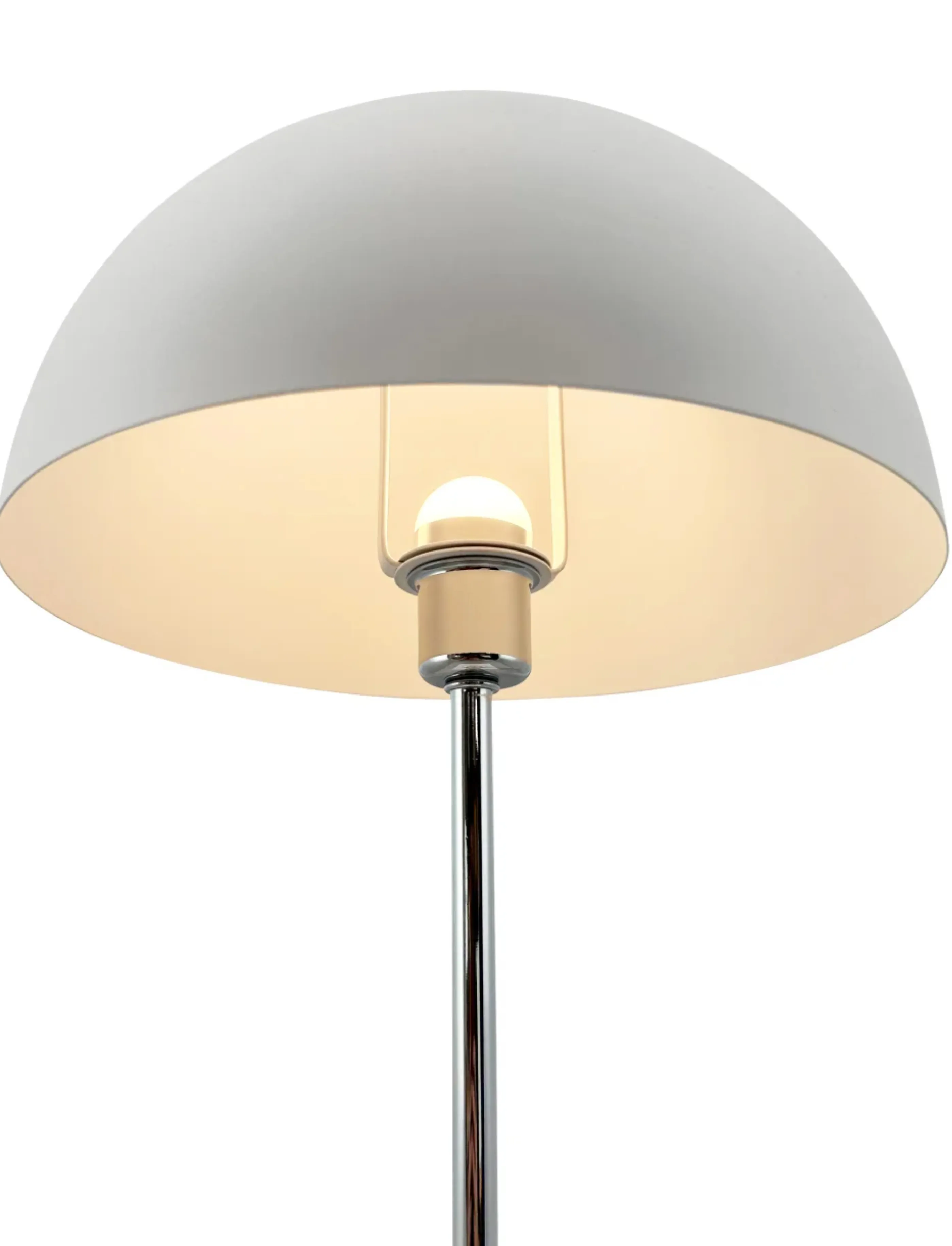 Dyberg Larsen - Garda LED Tablelamp - schreibtisch- & tischlampen - white with chrome - 3