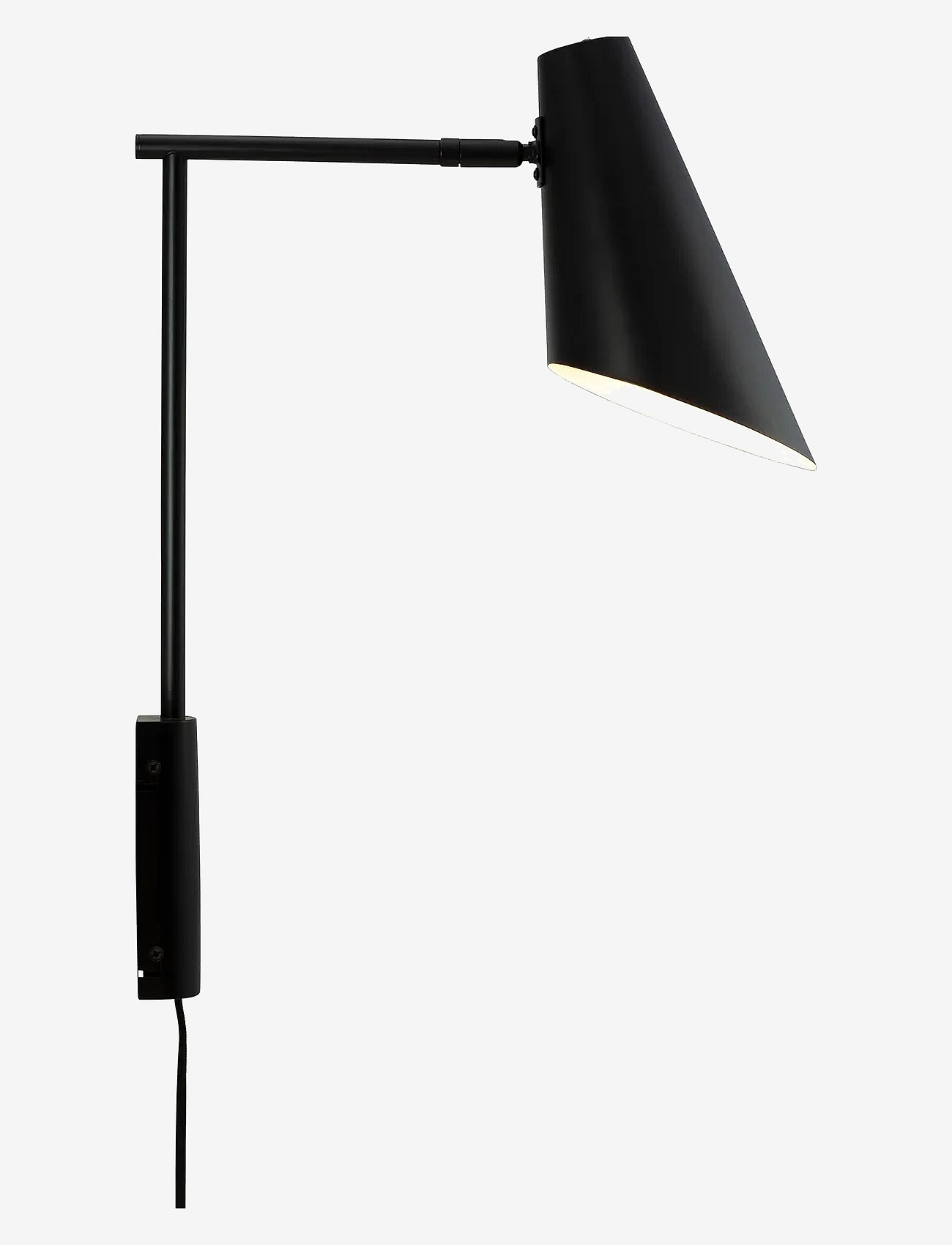 Dyberg Larsen - Cale Wall lamp w/rod matt Black - wandleuchten - black - 2