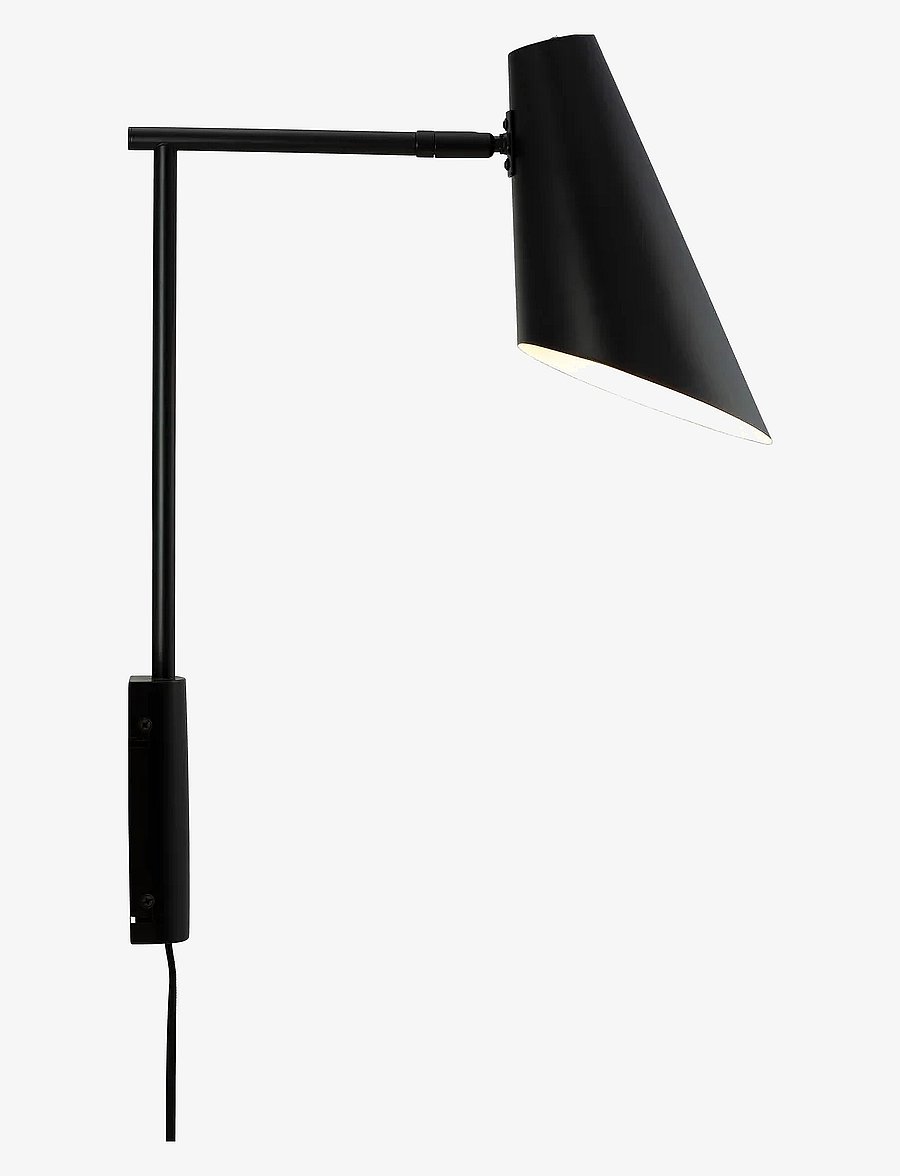 Dyberg Larsen - Cale Wall lamp w/rod matt Black - seinalambid - black - 2