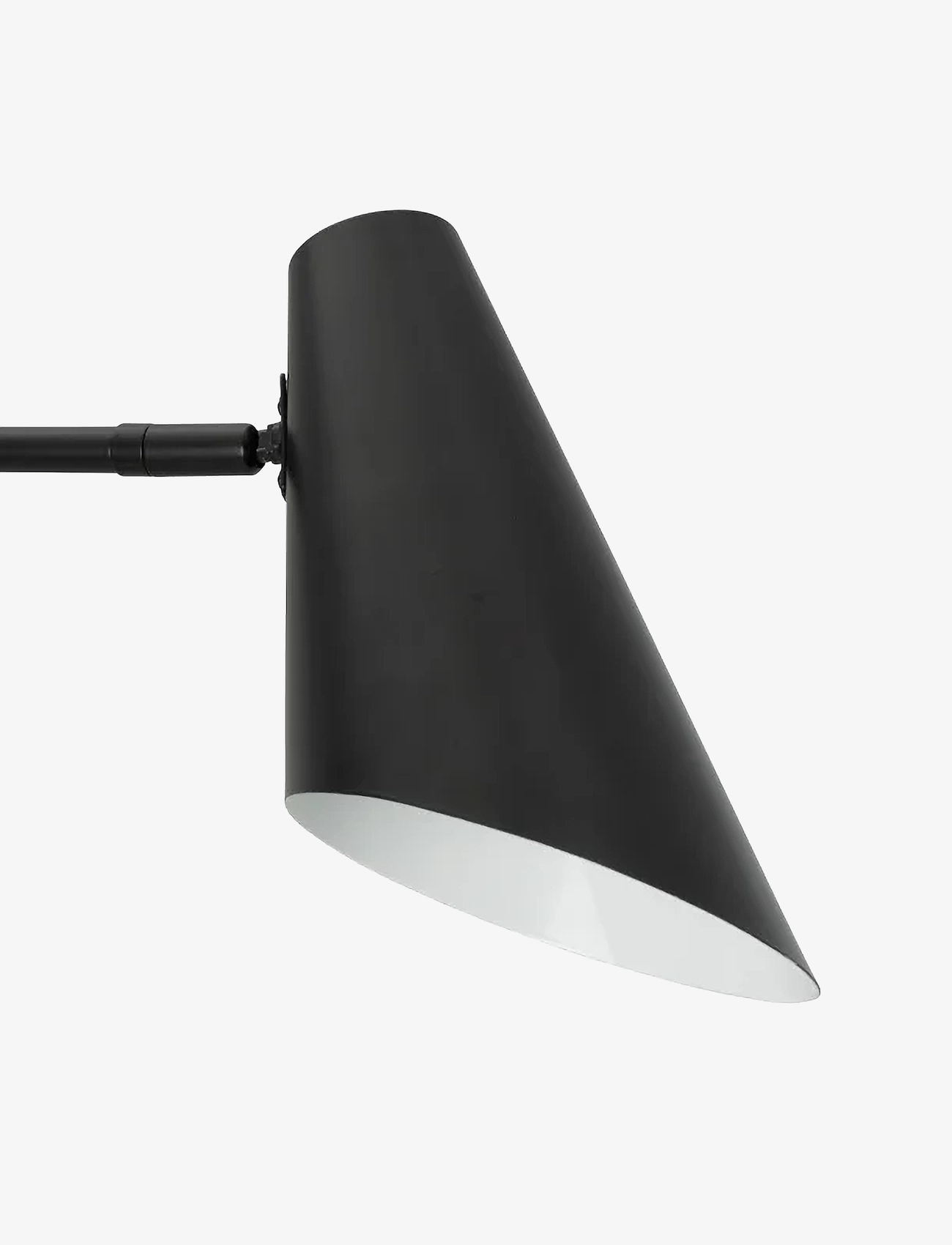 Dyberg Larsen - Cale Wall lamp w/rod matt Black - vegglampar - black - 3