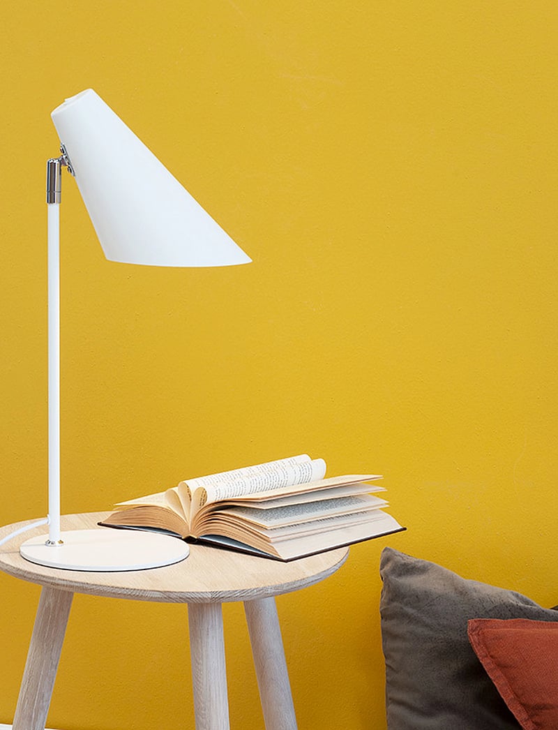Dyberg Larsen - Cale White Table lamp - schreibtisch- & tischlampen - white - 5