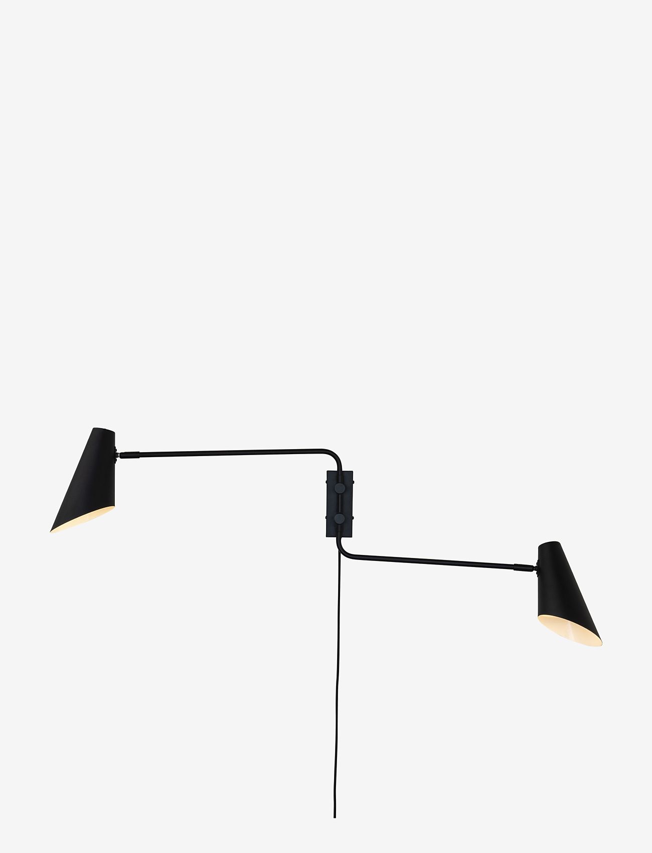 Dyberg Larsen - Cale black wall lamp w/ 2 arms - seinalambid - black - 2