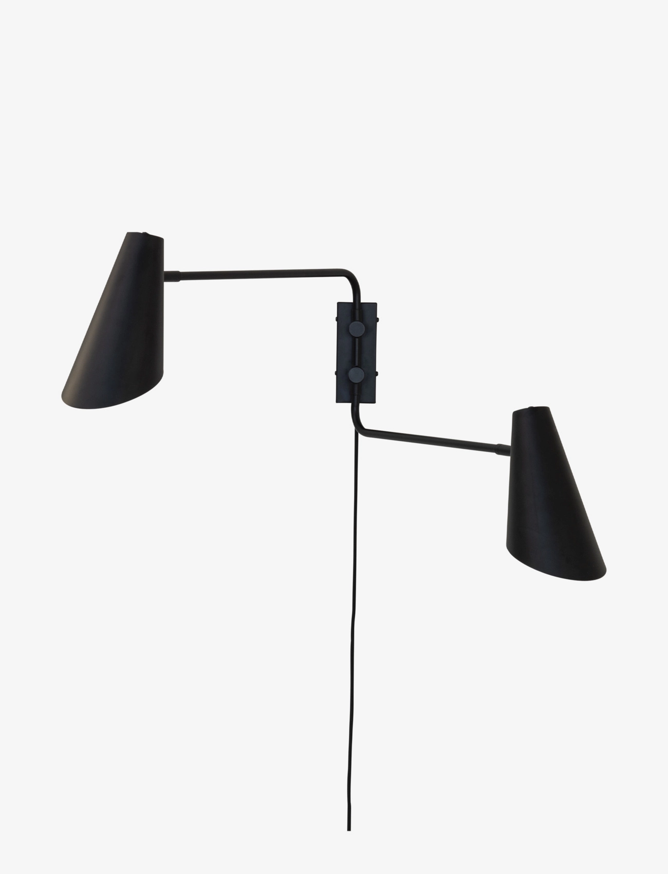 Dyberg Larsen - Cale black wall lamp w/ 2 arms - seinalambid - black - 3