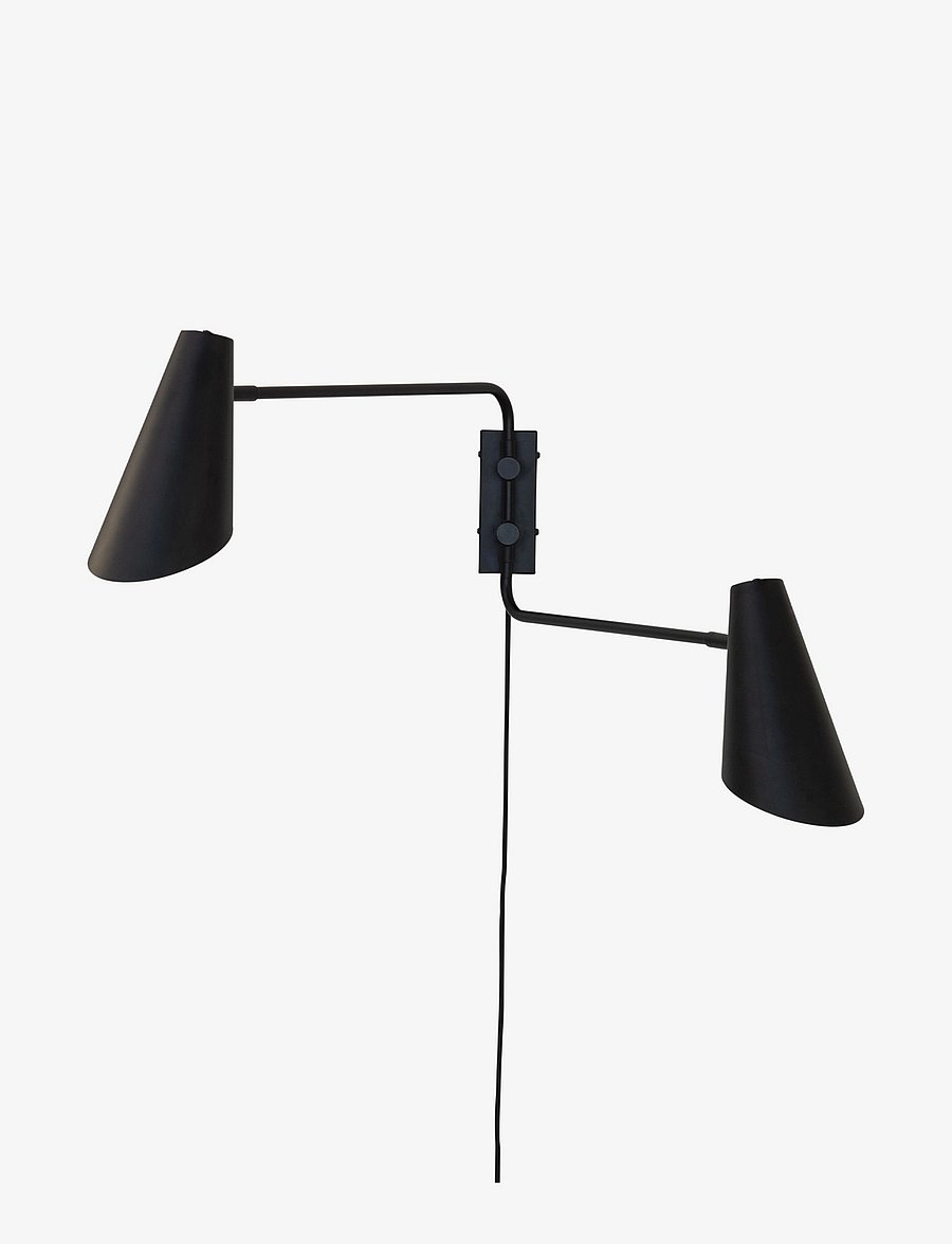 Dyberg Larsen - Cale Wall Lamp - wandleuchten - black - 3