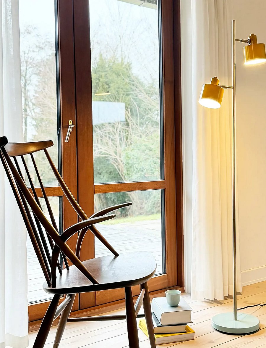 Dyberg Larsen - Ocean Floor lamp Curry - põrandalambid - curry - 3