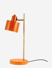 Dyberg Larsen - Ocean orange/ messing bordlampe - bordslampor - orange/ brass - 1