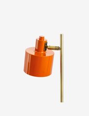 Dyberg Larsen - Ocean orange/ messing bordlampe - table lamps - orange/ brass - 2