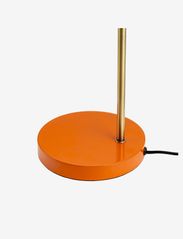 Dyberg Larsen - Ocean orange/ messing bordlampe - table lamps - orange/ brass - 3