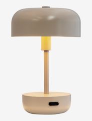 Dyberg Larsen - Haipot brun LED genopladelig bordlampe - køb efter pris - brown - 1