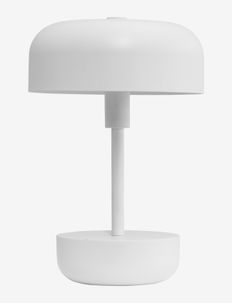 Haipot hvid LED genopladelig bordlampe, Dyberg Larsen
