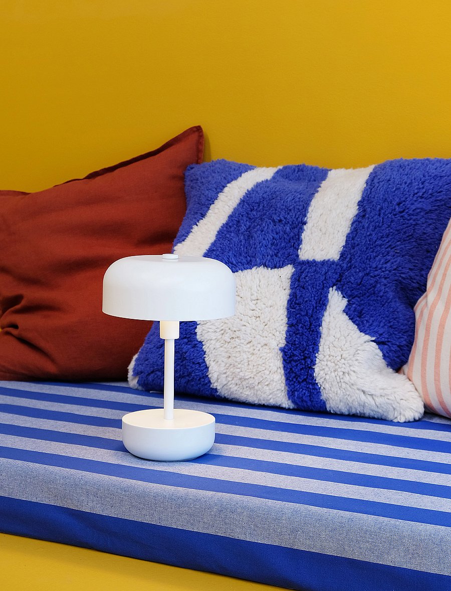 Dyberg Larsen - Haipot Portable Table Lamp - mobile lampen - white - 4