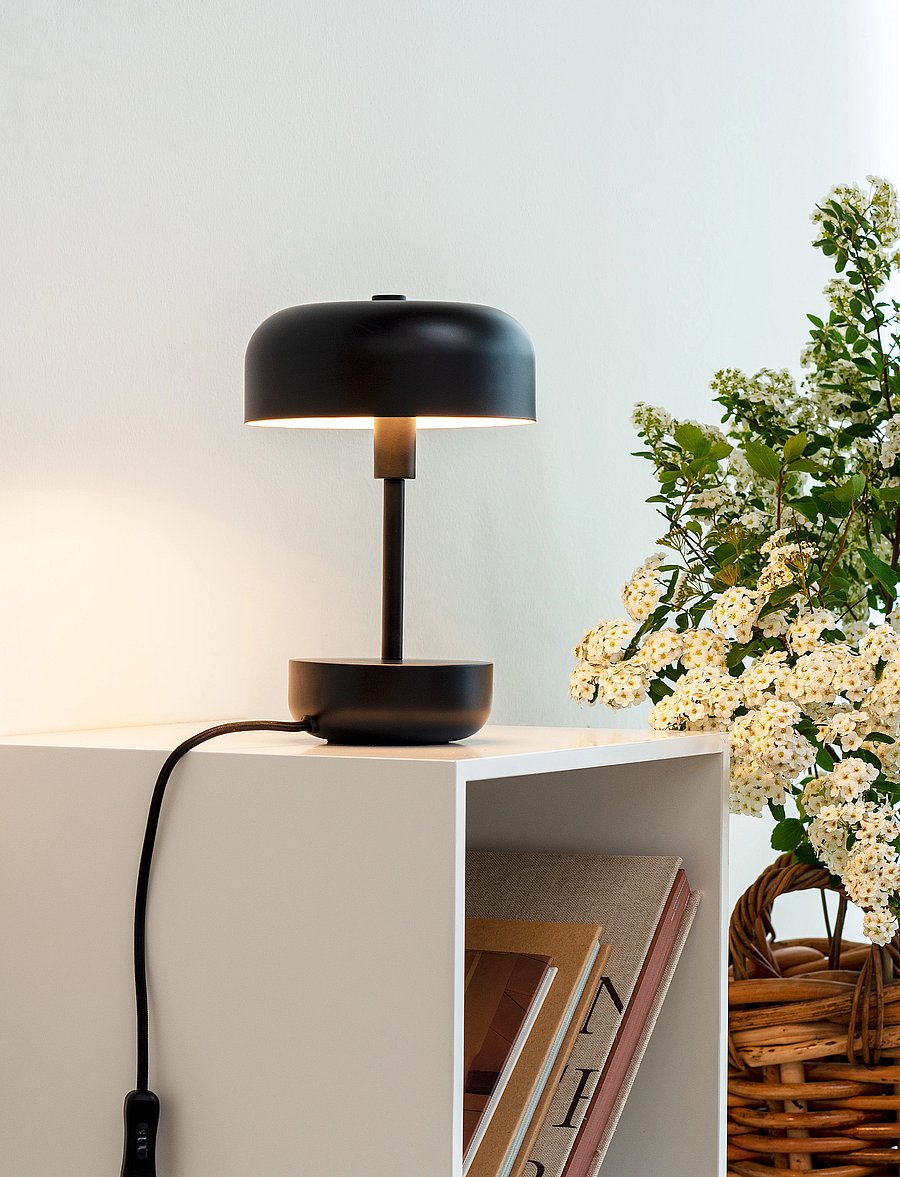 Dyberg Larsen - Haipot Table Lamp - schreibtisch- & tischlampen - black - 3