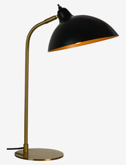 Dyberg Larsen - Futura Table lamp medium - schreibtisch- & tischlampen - black/brass - 3