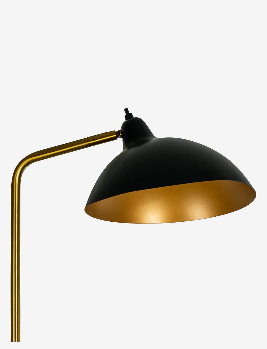 Dyberg Larsen - Futura Floorlamp - stehlampen - black/brass - 2