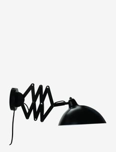 Futura væglampe sort/ hvid m/ foldearm, Dyberg Larsen