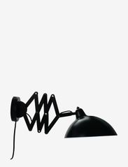 Futura Wall Lamp Black/ White W/folding arm - BLACK
