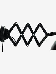Dyberg Larsen - Futura Wall Lamp Black/ White W/folding arm - wall lamps - black - 1