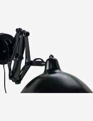 Dyberg Larsen - Futura Wall Lamp Black/ White W/folding arm - wall lamps - black - 2