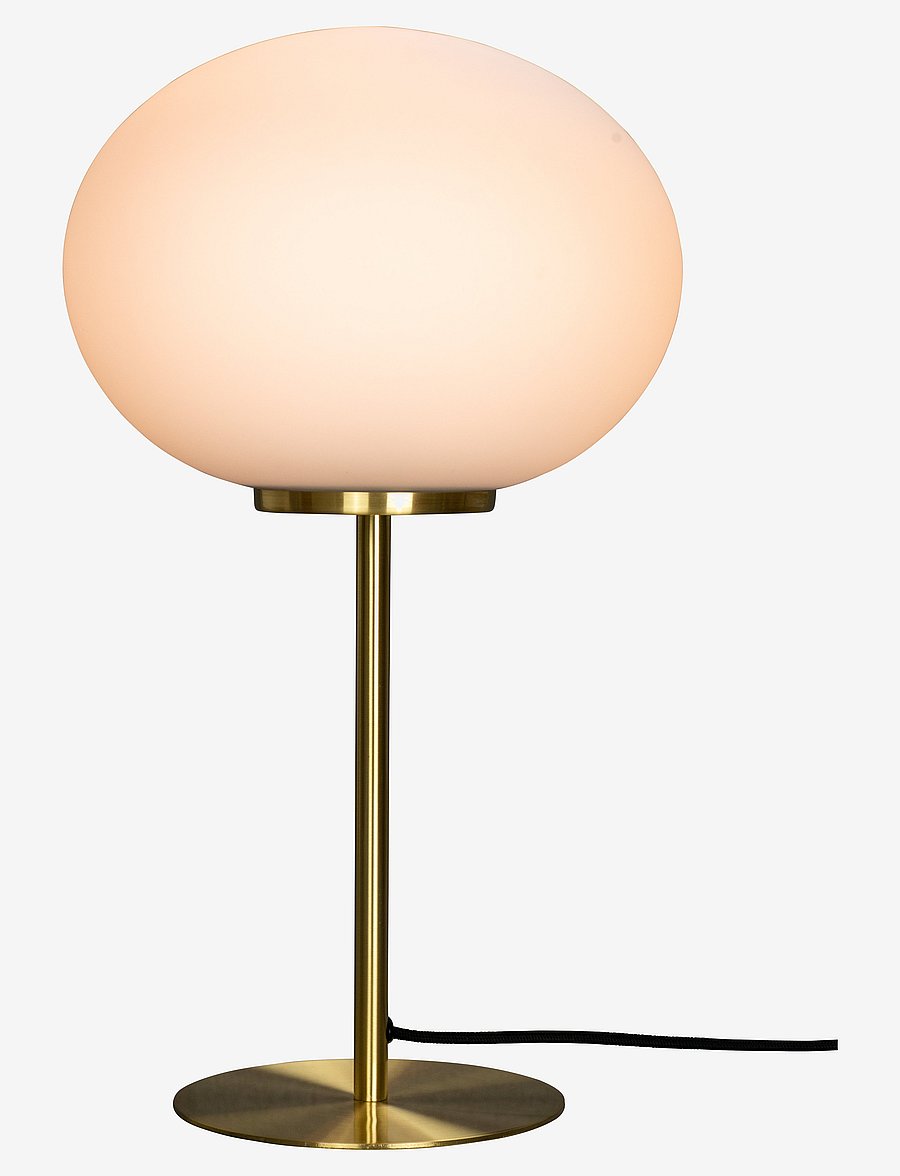 Dyberg Larsen - Queen Opal/ Brass Table Lamp - schreibtisch- & tischlampen - opal/ brass - 2