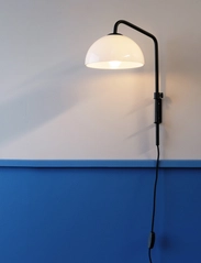 Dyberg Larsen - Jazz Opal/Black Wall lamp - wall lamps - opal/black - 3