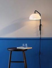 Dyberg Larsen - Jazz Opal/Black Wall lamp - wall lamps - opal/black - 4