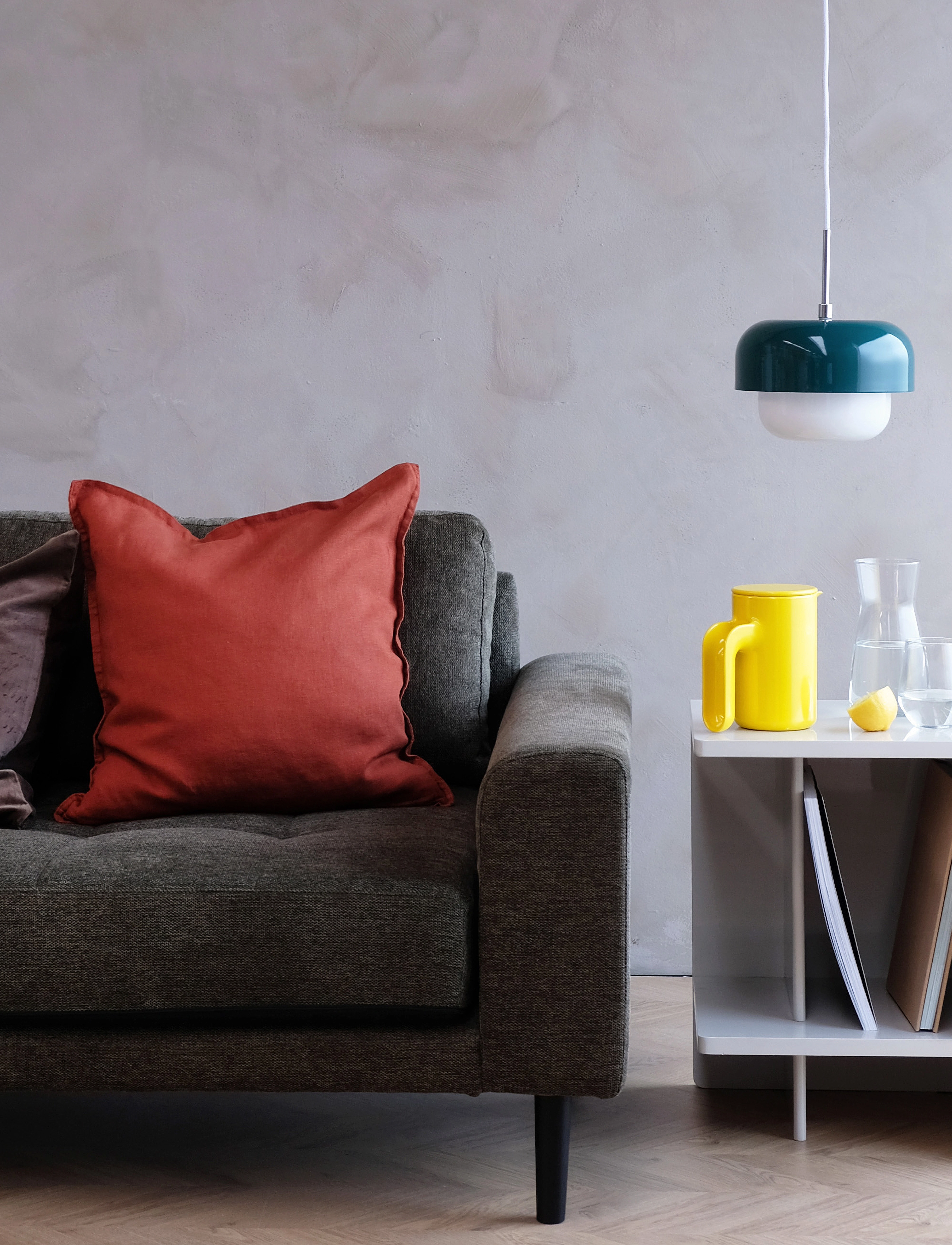 Dyberg Larsen Haipot Matsu Mørkegrøn D23, H15 cm, Ceiling Lamps, Grün - Pendant Homeware