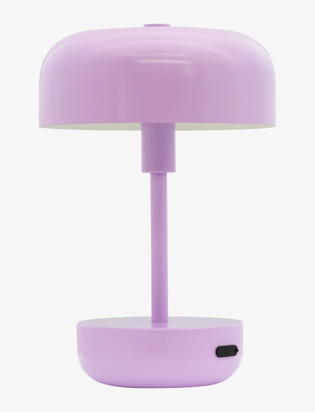 Dyberg Larsen Haipot Genopladelig Bordlampe Lilla Led, Bordlampe, Lila, Str: H25.7CM