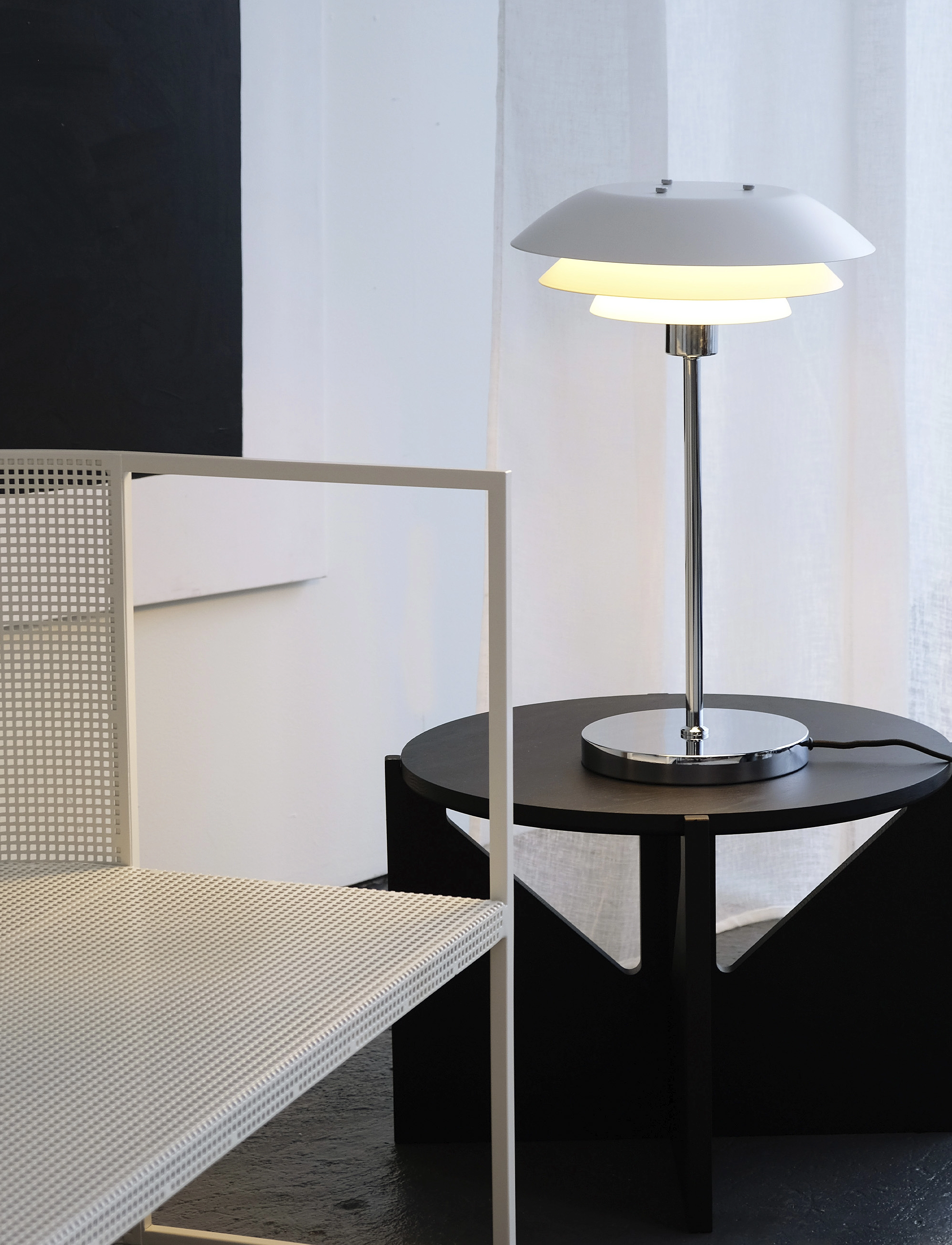 Dyberg Larsen - DL31 hvid bordlampe - galda lampas - white - 2
