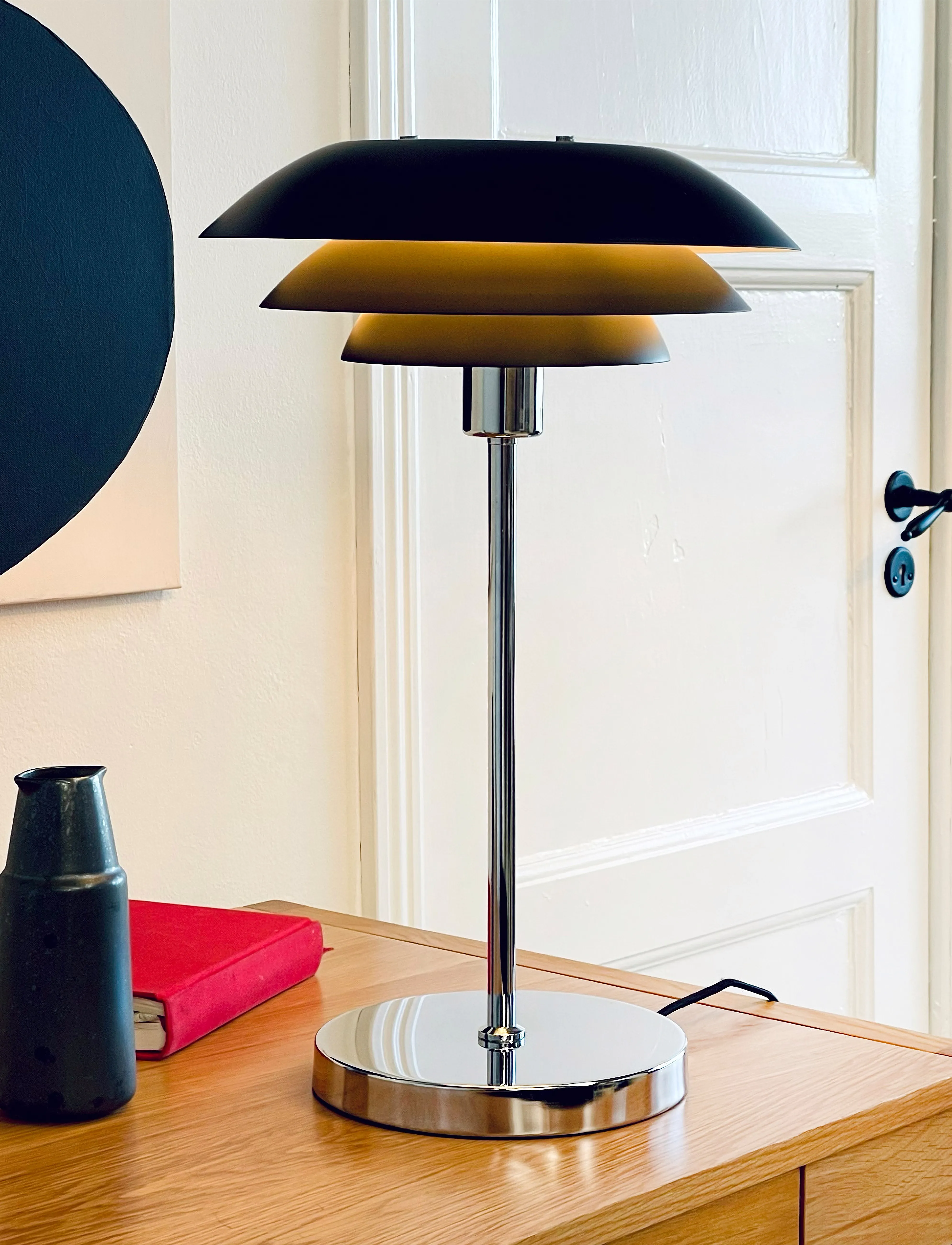 Dyberg Larsen Dl31 Sort Bordlampe, H50 cm, Lamps, Schwarz - Table Homeware