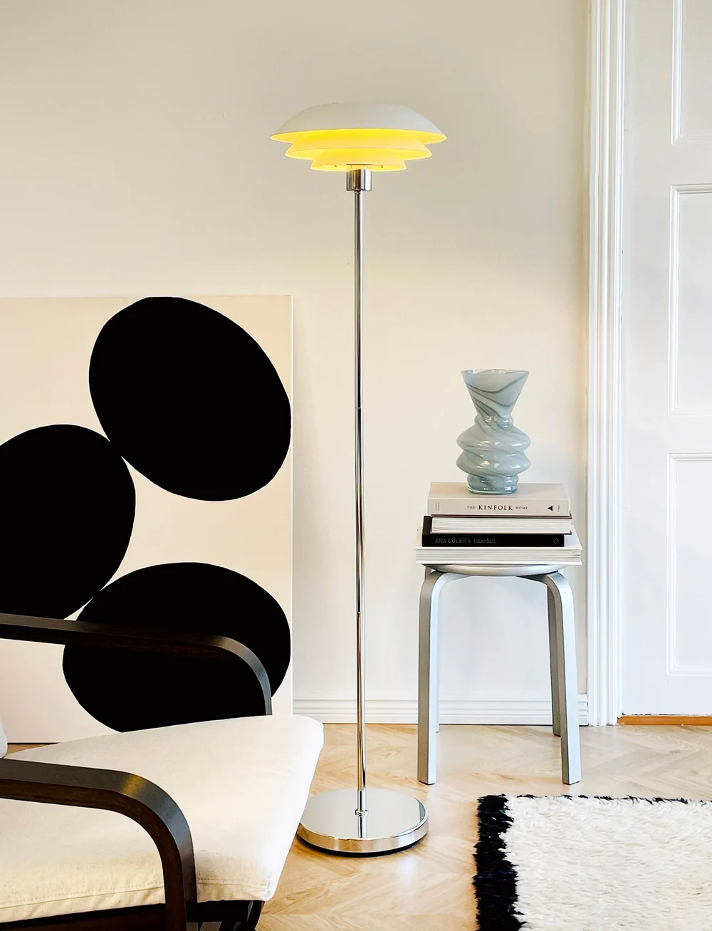 Dyberg Larsen - DL31 hvid gulvlampe - stehlampen - white - 1