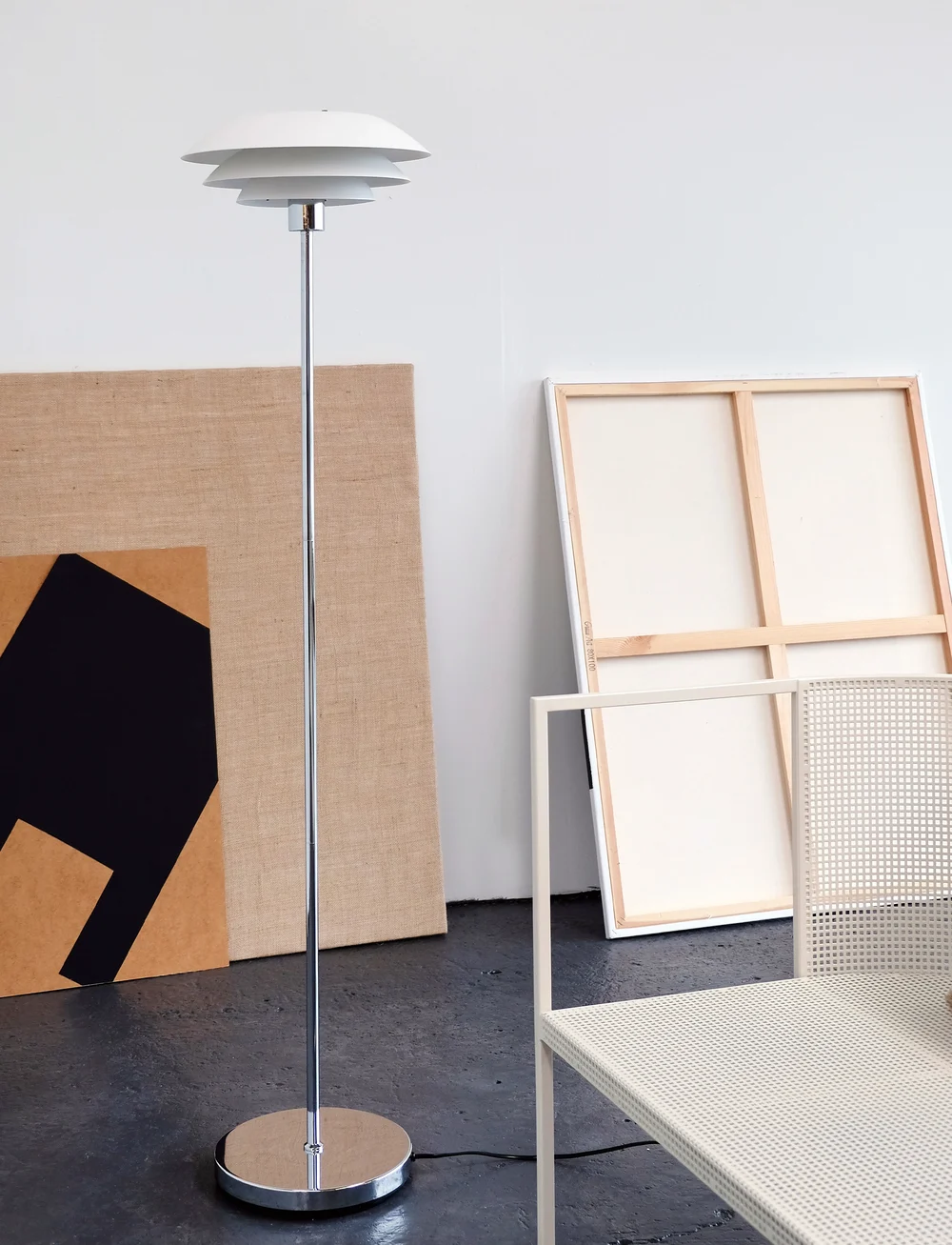 Dyberg Larsen - DL31 hvid gulvlampe - stehlampen - white - 2