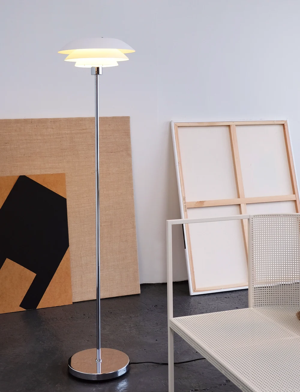 Dyberg Larsen - DL31 hvid gulvlampe - stehlampen - white - 3