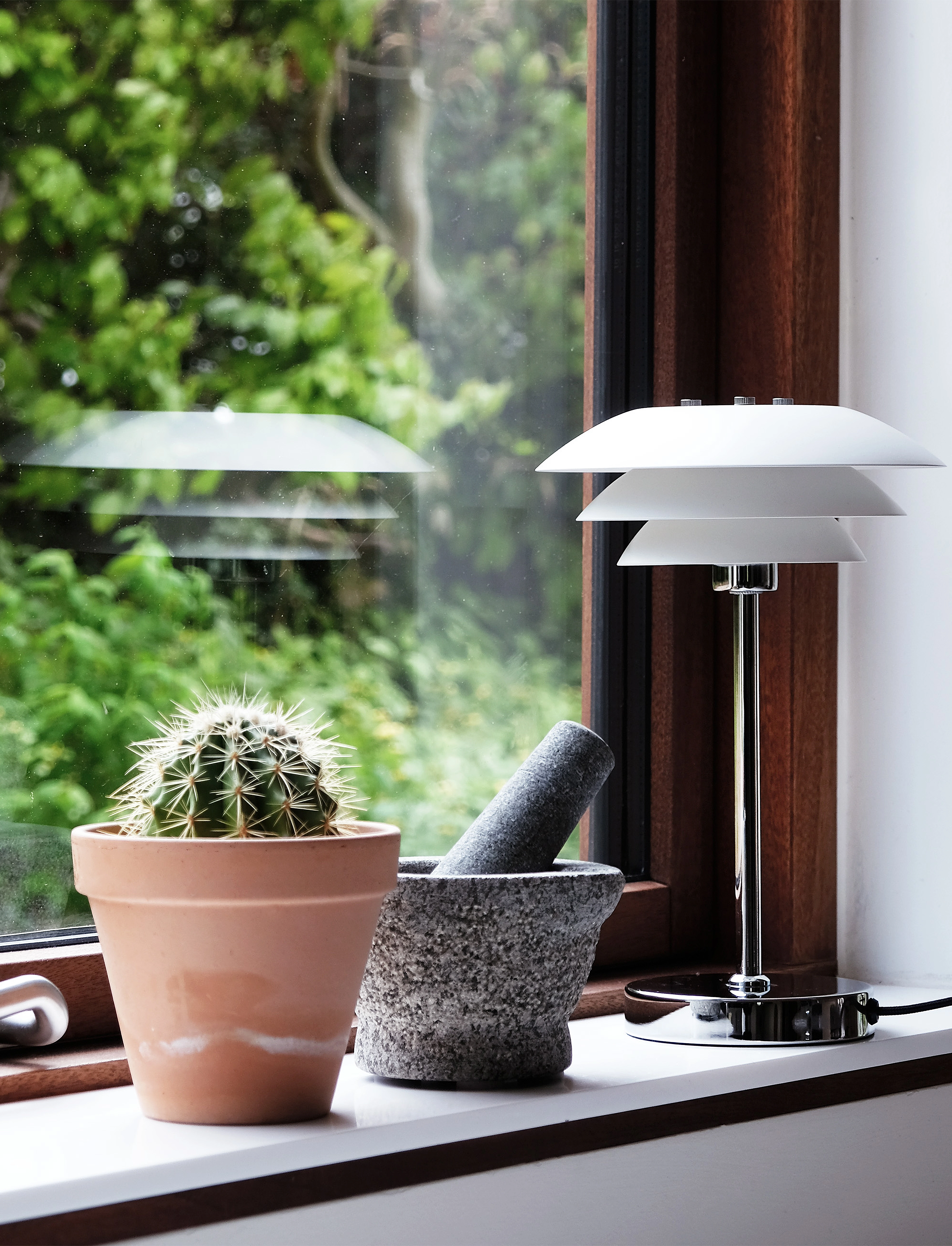 Dyberg Larsen Dl 20 Bordlampe, H30 cm, Lamps, Silber - Table Homeware