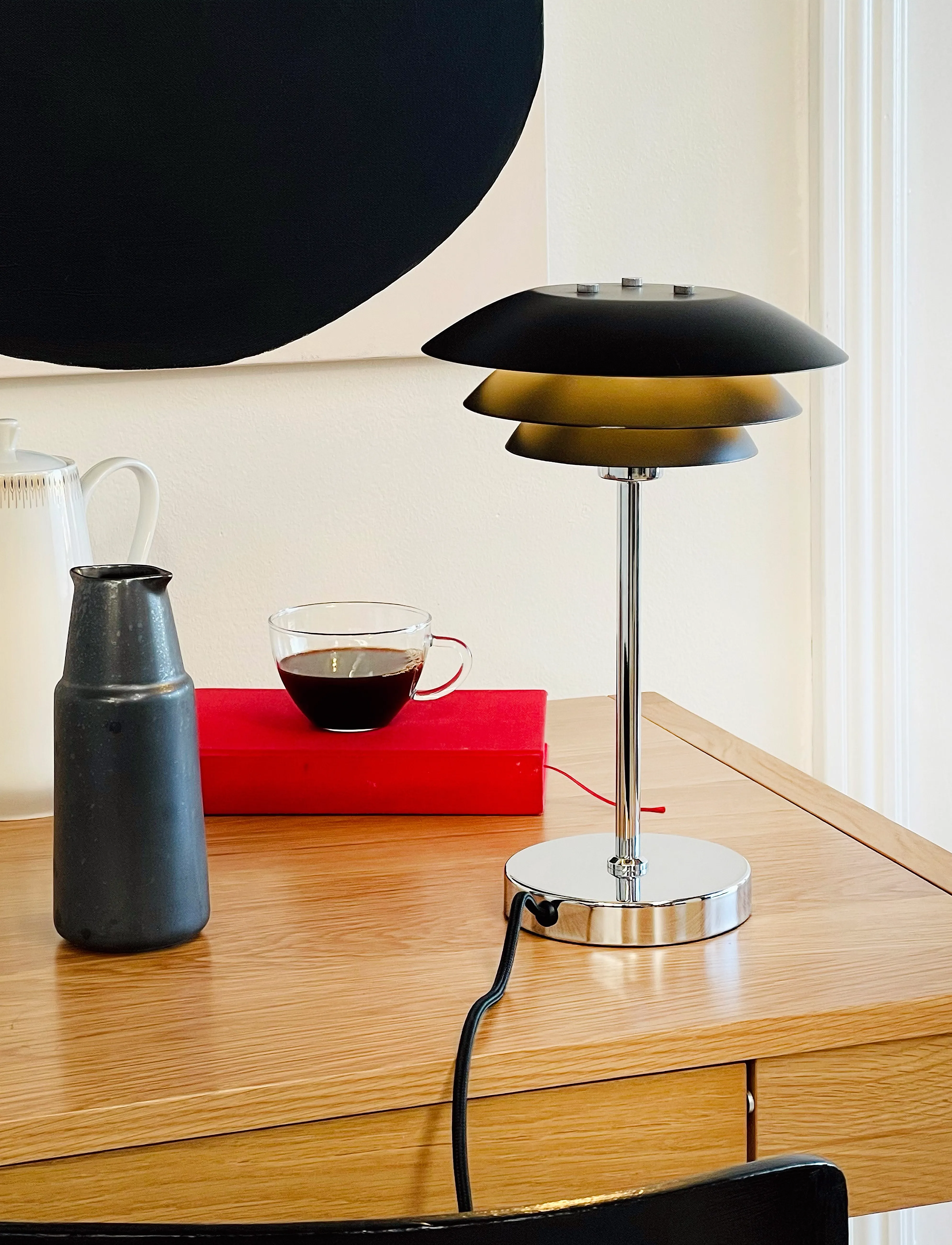 Dyberg Larsen Dl20 Sort Bordlampe, H30 cm, Lamps, Schwarz - Table Homeware