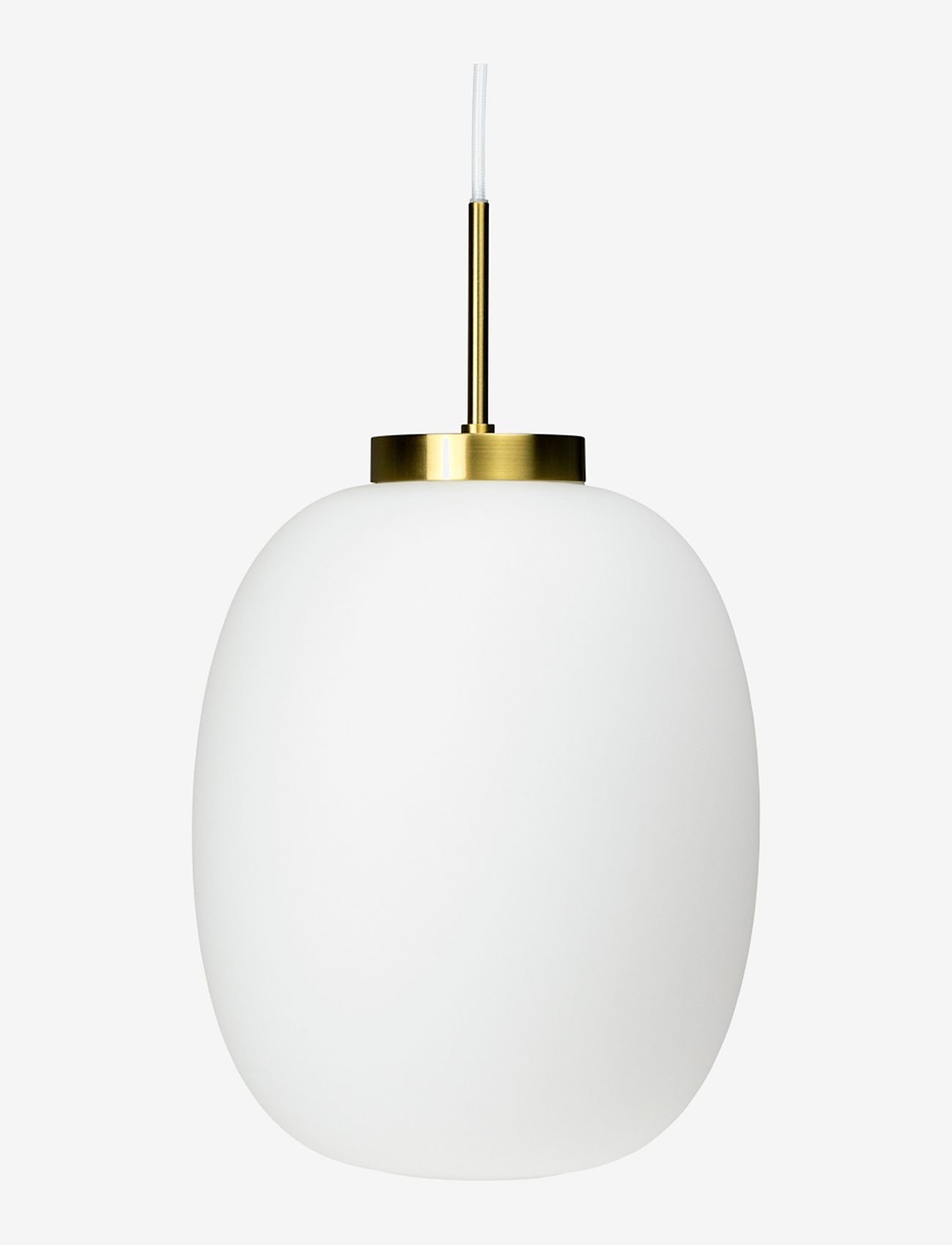 Dyberg Larsen - DL39 Opal/ brass Small pandent lamp - rippvalgustid - opal/ brass - 0