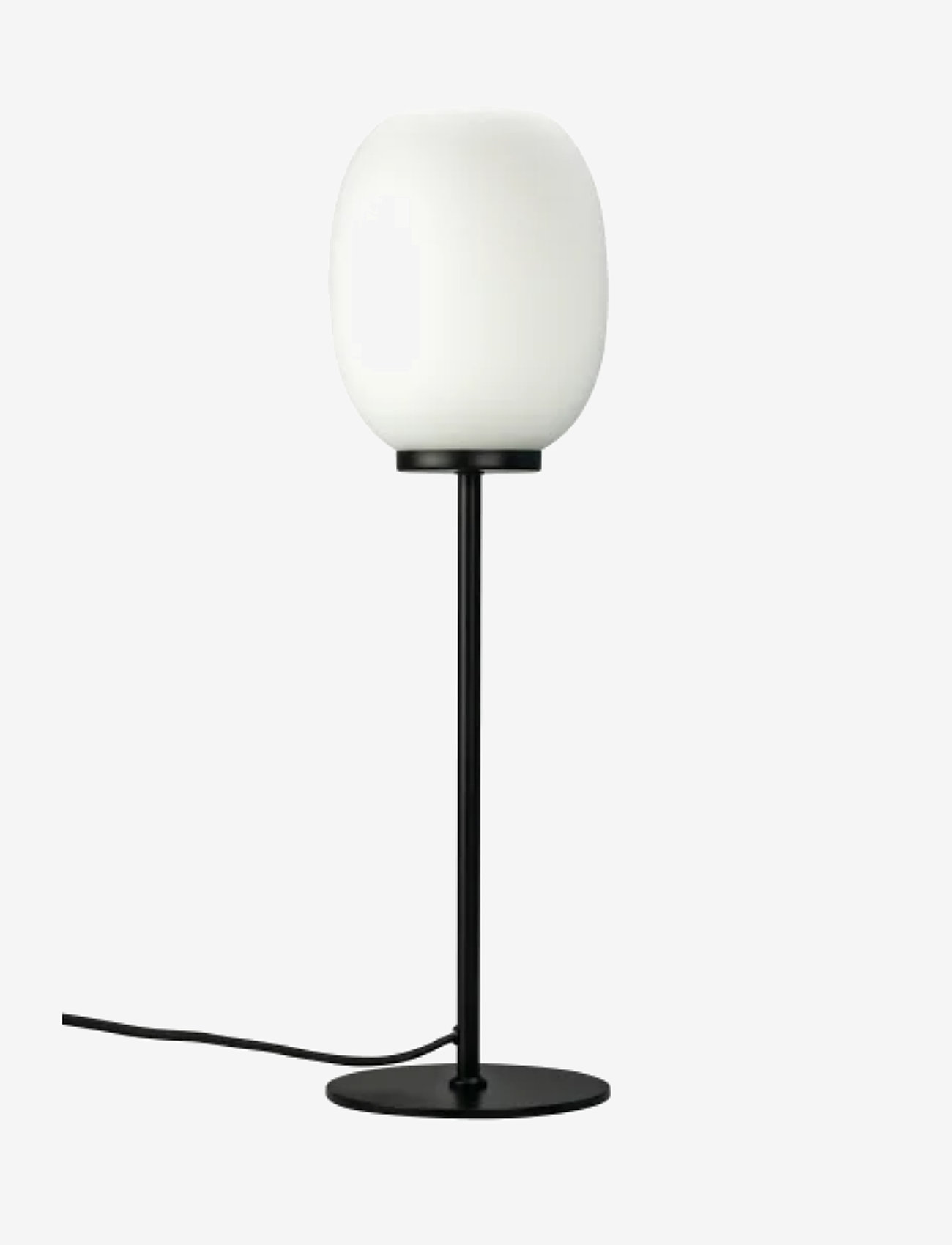 Dyberg Larsen - DL39 Opal table lamp w/ Black Base - hanglampen - opal/ black - 1