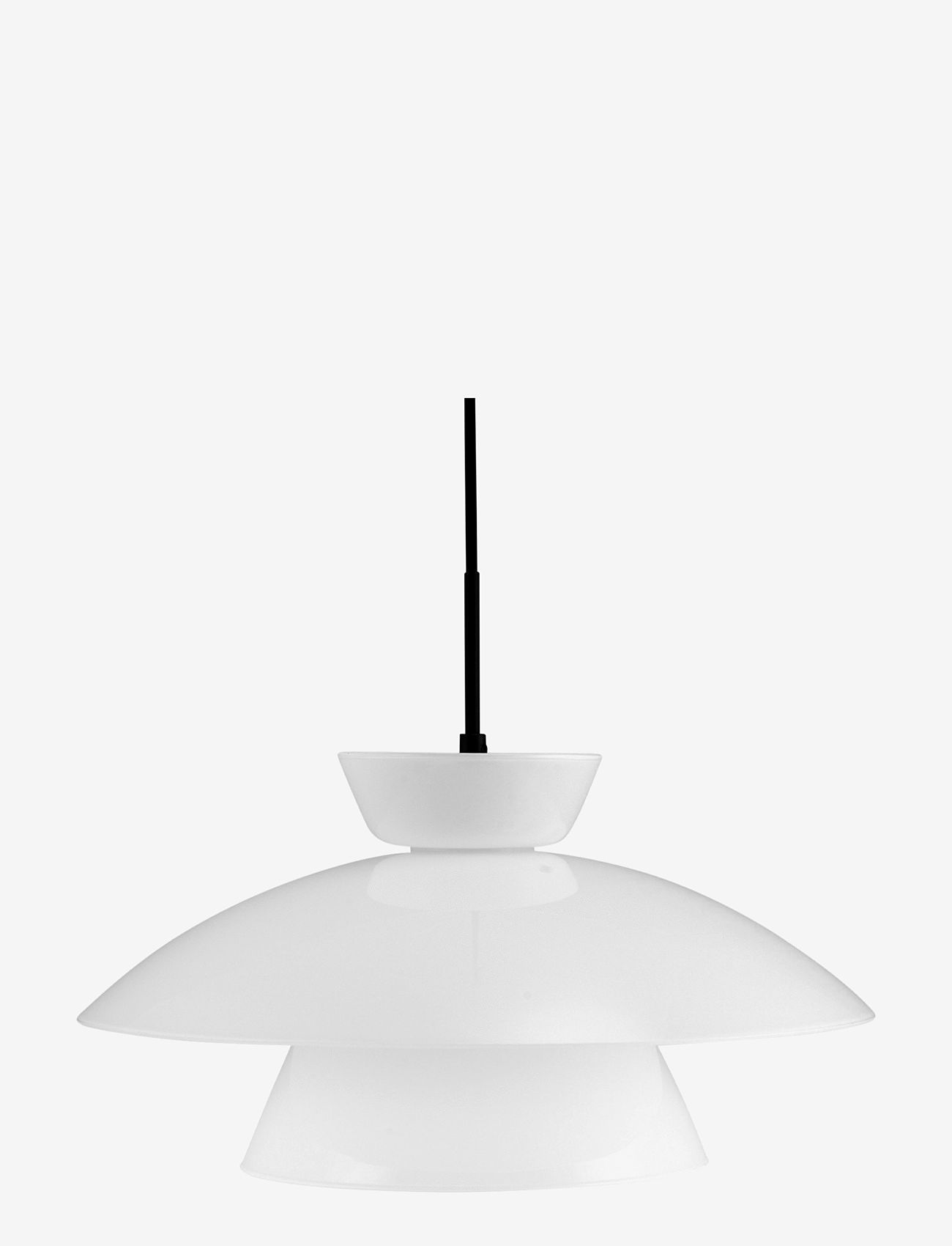 Dyberg Larsen - VALBY Pendant  D38 cm - lampy wiszące - opal/ black - 0
