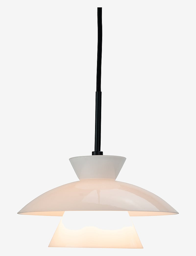 Dyberg Larsen - VALBY Pendant D20 cm - pendellampen - opal/ black - 2