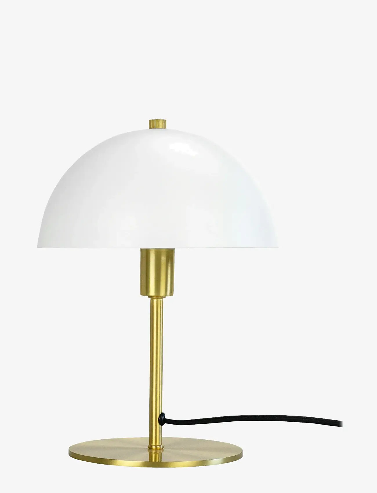 Dyberg Larsen - Malmø hvid/ messing bordlampe - bordlamper - white/ brass - 1